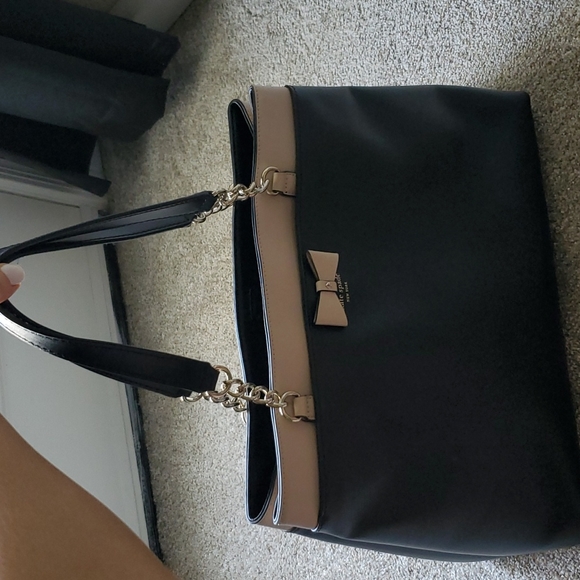 Kate Spade black and pink tote - Picture 3 of 9